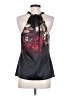 Tahari Burgundy Sleeveless Blouse Size S - photo 2