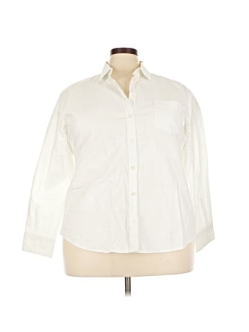 J.Crew Factory Store Long Sleeve Button-Down Shirt (view 1)