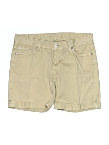7 For All Mankind Khaki Shorts (view 1)