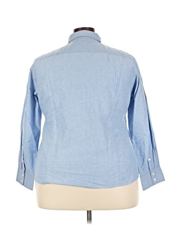 J.Crew Factory Store Long Sleeve Button-Down Shirt (view 2)