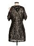 C. Luce 100% Polyester Animal Print Black Cocktail Dress Size M - photo 2
