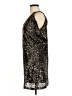 C. Luce 100% Polyester Animal Print Black Cocktail Dress Size M - photo 5