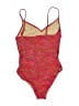 J.Crew Paisley Red One Piece Swimsuit Size M - photo 2