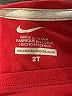 Nike 100% Cotton Red Short Sleeve T-Shirt Size 2T - photo 3