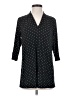 J.Jill Polka Dots Black 3/4 Sleeve Button-Down Shirt Size S - photo 1