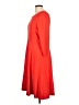Lands' End Solid Red Casual Dress Size L - photo 5