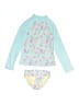 Lands' End Blue Rash Guard Size 7s - photo 1