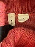 Moth Red Wool Pullover Sweater Size S - photo 7