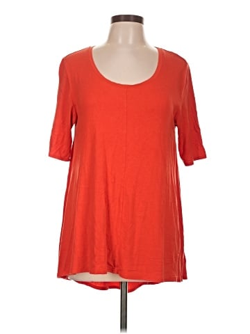 Joan Vass Short Sleeve Top (view 1)