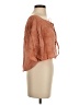 Blue Life 100% Rayon Orange 3/4 Sleeve Blouse Size XS - photo 4