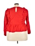 Old Navy 100% Cotton Red 3/4 Sleeve Blouse Size XXL - photo 2