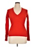 Tory Burch 100% Cashmere Orange Cashmere Pullover Sweater Size L - photo 1