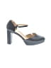 Naturalizer Solid Black Gray Heels Size 10 - photo 1