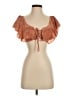 Blue Life 100% Rayon Orange Sleeveless Blouse Size S - photo 1