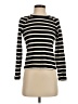 Massimo Dutti 100% Cotton Stripes Black Turtleneck Sweater Size XS - photo 1