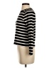 Massimo Dutti 100% Cotton Stripes Black Turtleneck Sweater Size XS - photo 5