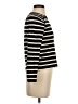 Massimo Dutti 100% Cotton Stripes Black Turtleneck Sweater Size XS - photo 4