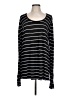 Bordeaux Black Long Sleeve Blouse Size L - photo 1