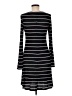 AGB Stripes Black Casual Dress Size M - photo 2