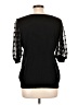 Adrianna Papell Black Pullover Sweater Size L (estimated) - photo 2