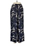 Uterque Print Blue Casual Pants Size M - photo 2
