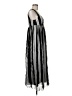 Marc Jacobs 100% Cupro Stripes Black Casual Dress Size 6 - photo 4