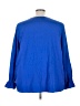 Jessica London 100% Polyester Blue Long Sleeve Blouse Size 28W - photo 2
