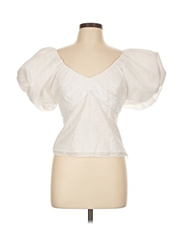 FRAME Short Sleeve Blouse (view 1)