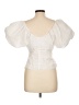 FRAME 100% Cotton White Short Sleeve Blouse Size M - photo 2