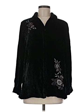 Alexandra Bartlett Long Sleeve Silk Top (view 1)
