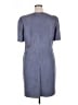 Nine West Solid Gray Casual Dress Size 16 - photo 2