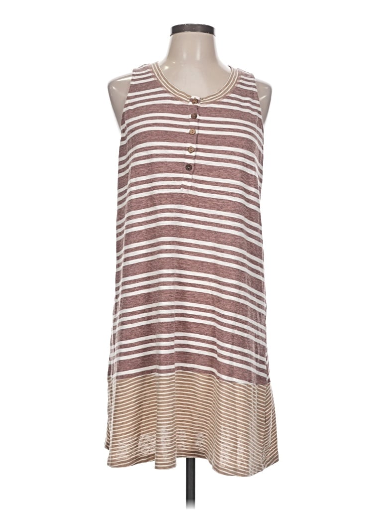 Pre-owned Doe & Rae Casual Dress In Brown