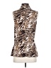 Sofia by Sofia Vergara Animal Print Brown Sleeveless Blouse Size 6 (estimated) - photo 2