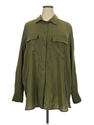 Gap Long Sleeve Button-Down Shirt (view 1)