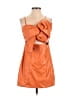 Glam Orange Cocktail Dress Size M - photo 1