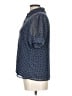 CeCe 100% Polyester Polka Dots Blue Short Sleeve Blouse Size L - photo 5