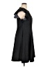 Chaps Solid Black Casual Dress Size 16 - photo 4