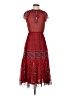 Ulla Johnson 100% Silk Paisley Red Casual Dress Size 2 - photo 1
