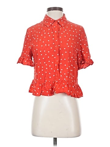 Paper Crane Short Sleeve Blouse (view 1)