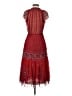 Ulla Johnson 100% Silk Paisley Red Casual Dress Size 2 - photo 2