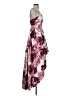 Speechless Floral Burgundy Cocktail Dress Size 5 - photo 4