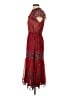 Ulla Johnson 100% Silk Paisley Red Casual Dress Size 2 - photo 5