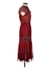 Ulla Johnson 100% Silk Paisley Red Casual Dress Size 2 - photo 4