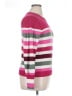 Ann Taylor LOFT Stripes Pink Pullover Sweater Size XL - photo 4