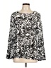 Adore Black Long Sleeve Blouse Size L - photo 1