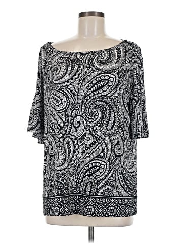 Susan Graver 3/4 Sleeve Top (view 1)