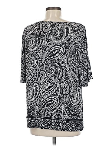 Susan Graver 3/4 Sleeve Top (view 2)