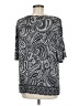 Susan Graver Silver 3/4 Sleeve Top Size M - photo 2