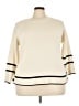 Adrianna Papell Ivory Pullover Sweater Size 2X - photo 1