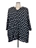 Ulla Popken Black 3/4 Sleeve Blouse Size 28 - 30 - photo 1